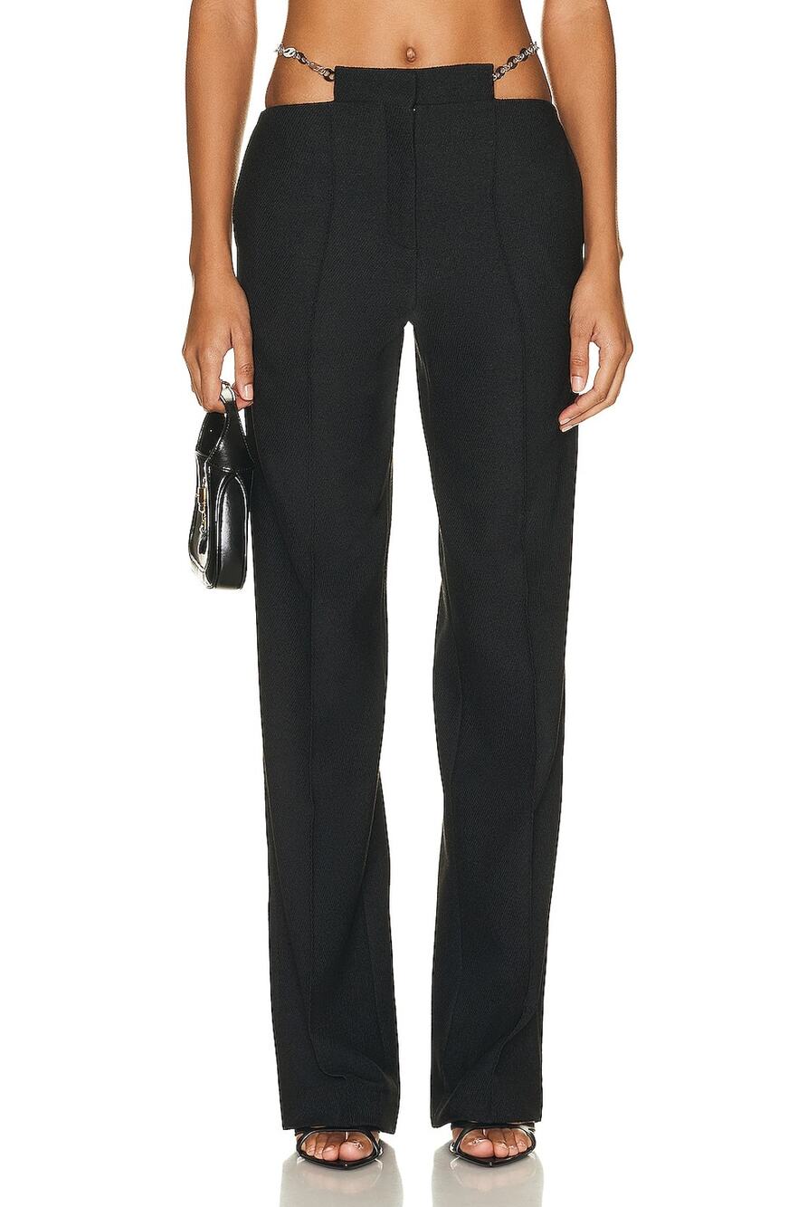 Aya Muse Tailored Black Rivu Trousers Size XS